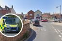 A man was hit by a car in Dereham on Wednesday