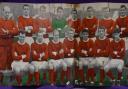 A signed Man Utd poster from 1964, estimated at £500 to £700 by James and Sons Auctioneers in Fakenham.