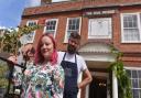 Hannah Springham and Andrew Jones at the Dial House, Reepham, which has earned its third AA rosette.