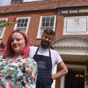 Hannah Springham and Andrew Jones at the Dial House, Reepham, which has earned its third AA rosette.
