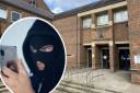 Ronan Paden was jailed at Norwich Crown Court after making menacing calls