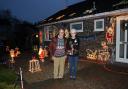 Dennis and Mandy Firmage have once again decorated their home in Toftwood with Christmas lights