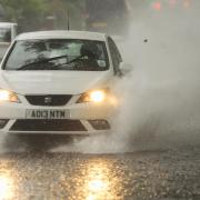 Heavy rain has left Norfolk's roads dangerous to travel on