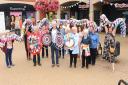 Breckland councillors and Dereham Community Crafters were pictured last week with some of the delightful knitted creations.