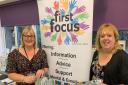 Clarissa Belson (left), manager of Fakenham charity First Focus, with activities coordinator Pauline Hicks