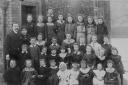 A photo of pupils from Great Dunham School in 1902