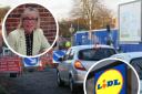 Plans for a new Lidl off Yaxham Road in Dereham are recommended for approval, despite objections from some including councillor Allison Webb (inset)