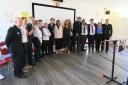 Members of the final Princes Trust youth development group in Dereham and others at their final presentation
