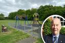 Hugh King (inset) mayor of Dereham Town Council has been speaking after announcing that a supplier has been appointed, and designs are currently being finalised as part of its £400,000 project to refurbish and improve play areas across the town