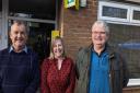 (From left to right) Stuart Goodman, secretary at Dereham Golf Club, Sarah Wicks the club’s welfare officer, and ex-professional, Steve Beckham, who are running fore get me not golf
