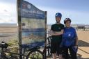 Hazel Cleave and her grandson, Alfie Bloomfield, cycled the 170-mile way of the roses