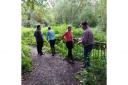 The four Labour Breckland councillors representing Toftwood and Withburga Wards, Sarah Taylor, Kendra Cogman, Harry Clarke and Ray O`Callaghan met to tour the pond on the edge of Dereham