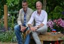 Adam Woolcott and Jonathan Smith, whose garden for World Horse Welfare is going on display at this year's RHS Chelsea Flower Show. Picture by Rose Tinted PR