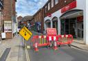 A section of Dereham High Street is still closed to drivers following a power cut