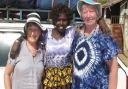 Janet Clark and Jane Moore in The Gambia on a previous trip