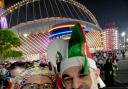 Ian Odgers (left) is in Qatar watching the FIFA World Cup