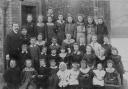 A photo of pupils from Great Dunham School in 1902