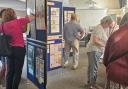 Some of the 81 visitors who went to the Mid-Norfolk Family History Society exhibition for Derheam's Heritage Open Days