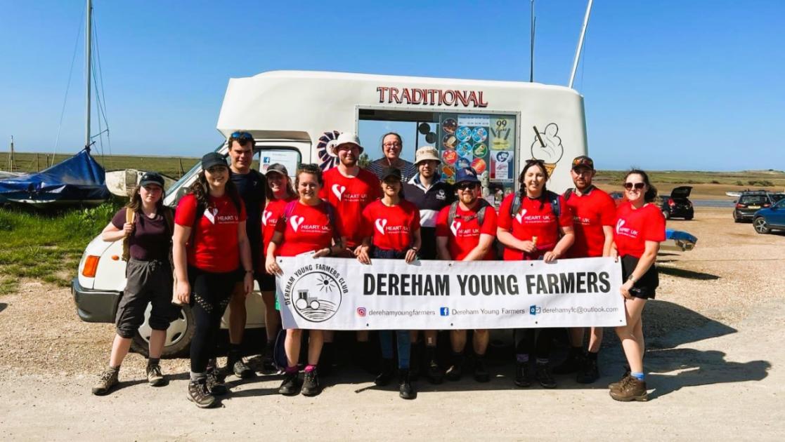 Dereham Young Farmers raise £10,000 for Heart UK charity