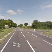 A crash on the A47 near Dereham has blocked the Norwich-bound carriageway