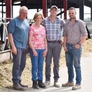 The Proctor family has won the 2022 Norfolk Farm Business Competition. Pictured from left are Ken and Rebecca Proctor with their sons Rob and Ralph