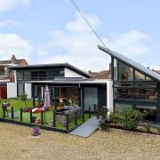 This four-bedroom 'eco home' off Norwich Road in Dereham is for sale at a guide price of £595,000