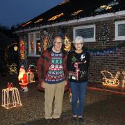 Dennis and Mandy Firmage, from Dereham, cannot put up their usual display of Christmas lights due to ill health