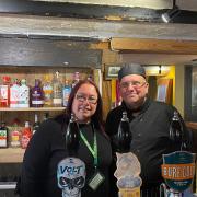 Royal Standard manager Michelle Holbrook with chef Andi Parr. The Dereham pub is set to host a beer and blues festival