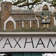 The Yaxham village sign. Picture: DENISE BRADLEY