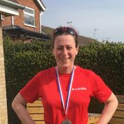 Natalie Riseborough from Dereham has run a total of 250 miles since March 1 to raise money for the Norfolk and Norwich University Hospital (NNUH).