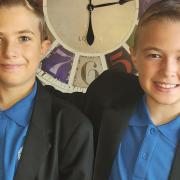 Oliver and Charlie Davis, who were refused bus passes to Northgate High School after moving from East Tuddenham to Honingham