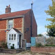 The end-of-terrace cottage in Yaxham, two miles from the centre of Dereham, is for sale