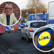 Plans for a new Lidl off Yaxham Road in Dereham are recommended for approval, despite objections from some including councillor Allison Webb (inset)
