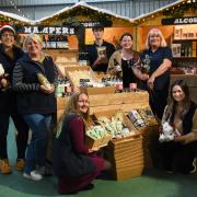 Team members in the Christmas Shed at The Goat Shed farm shop in Honingham Picture: Denise Bradley