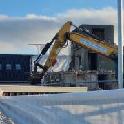 Work has begun on the demolition of the former United States Army Air Force (USAAF) control tower at RAF Shipdham