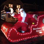 Santa and his sleigh are about to return to the streets of Dereham and surrounding villages