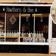 Helen Winterbone (inset), owner of Hawthorn & Bee, was left shocked after a charity donation jar was stolen from her shop on Dereham High Street