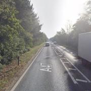 Long delays on the A47 in Honningham