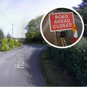 Hulver Street in Scarning is closed until May 10