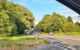 The blunder was noticed by drivers attempting to join the A47